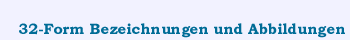 32-Form Bezeichnungen und Abbildungen
